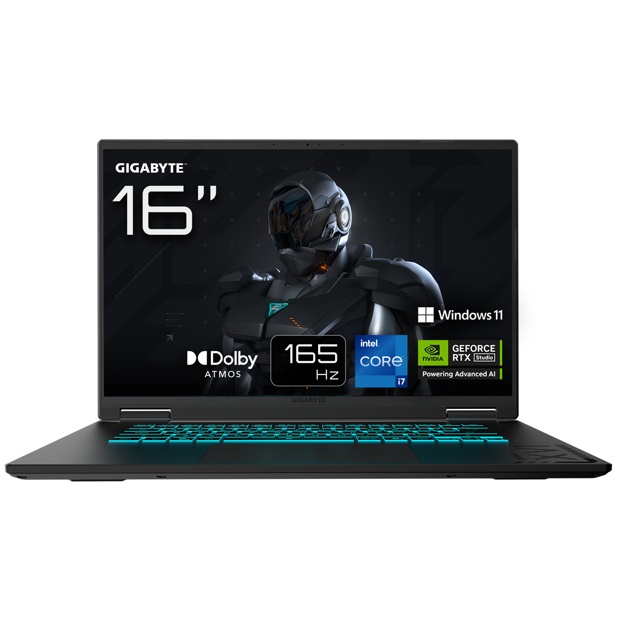 GIGABYTE GAMING A16 CMHI2DE894SH laptop Intel® Core™ i7 i7-13620H 40,6 cm (16) WUXGA 16 GB DDR5-SDRAM 1 TB SSD NVIDIA GeForce RTX 4050 Wi-Fi 6E (802.11ax) Windows 11 Home Sort