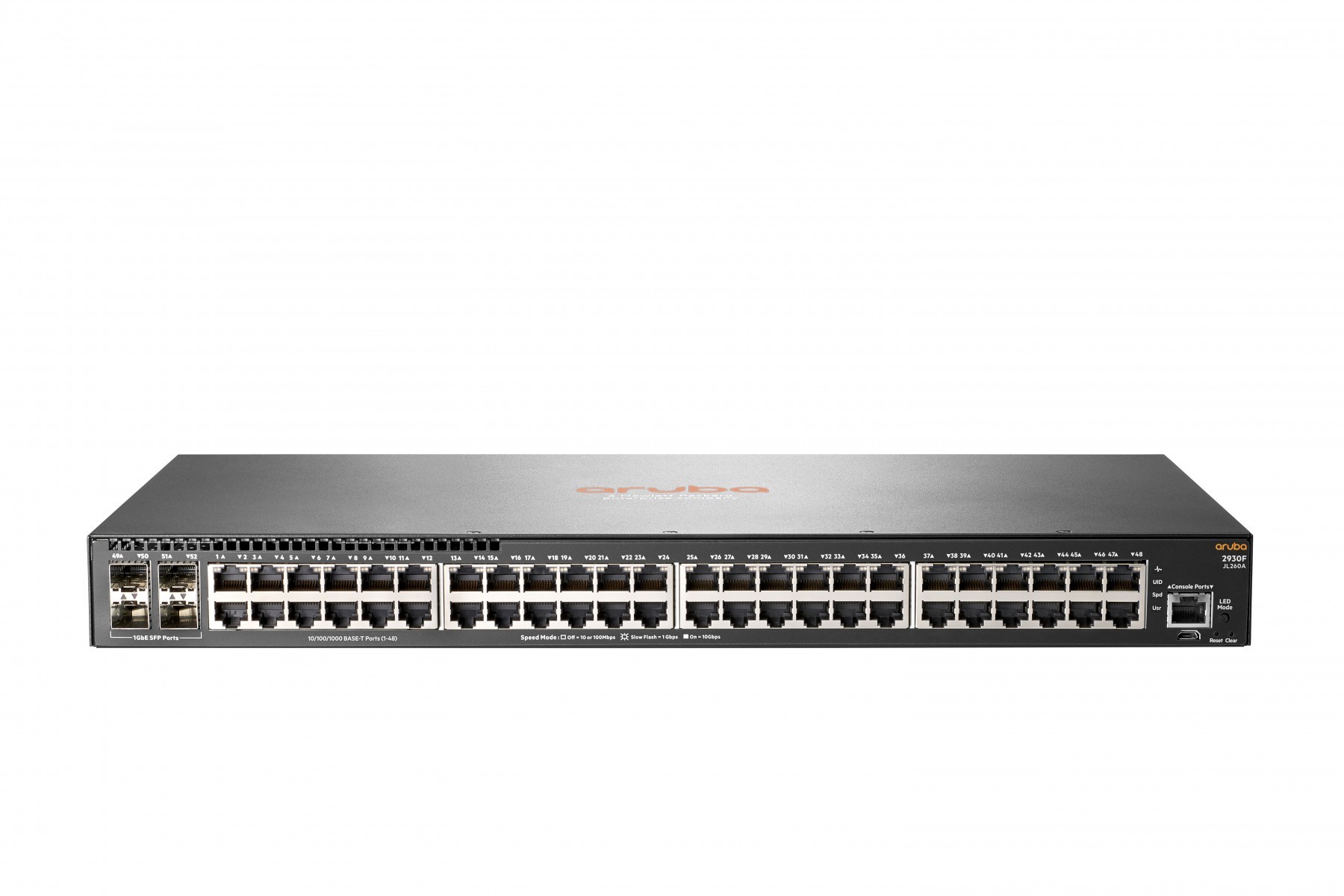 Hewlett Packard Enterprise 2930F 48G 4SFP - Managed - L3 - Gigabit