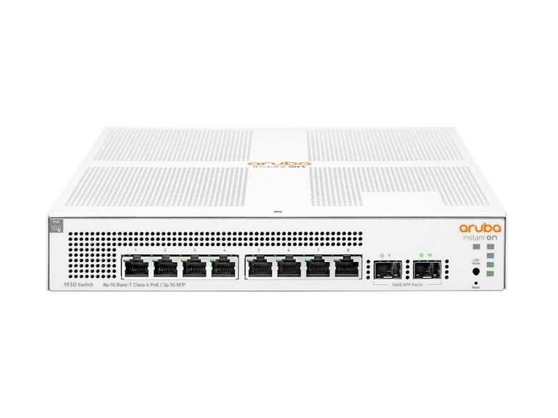 HPE Aruba Instant On 1930 8G Class4 2SFP 124W Switch 8-port Gigabit