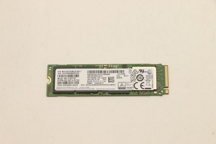 Lenovo 2048GB M.2 PCIe SSD