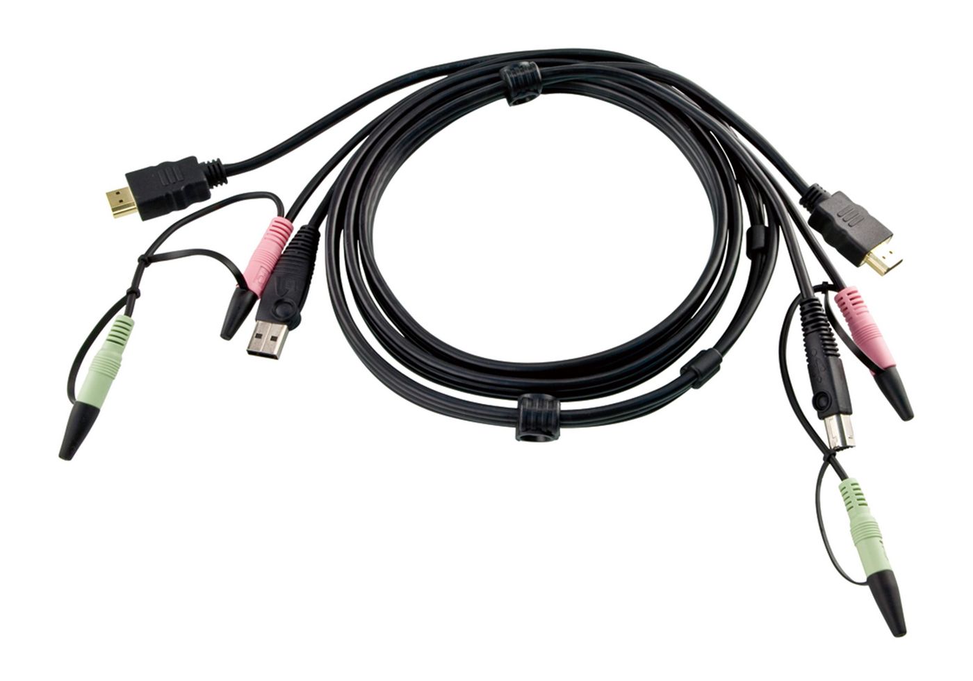 ATEN 2L-7D02UH - video / USB / lydkabe