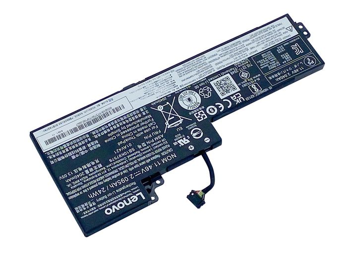 Lenovo Internal lithium-ion battery, 3-cell design, 24Wh capacity, 11.46V voltage, compatible with Lenovo ThinkPad T470 series.