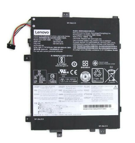 Lenovo Li-Ion battery, 39Wh capacity, 2-cell configuration, designed for specific Lenovo laptop models, CXP interface.