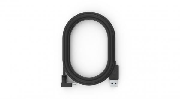 USB 3 type angled C to A cable 2.0m