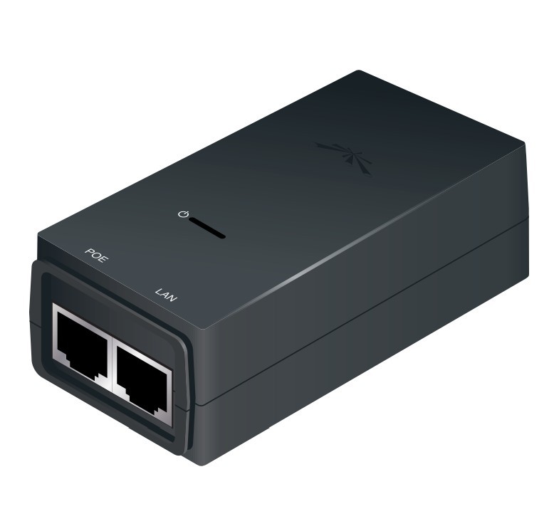 Ubiquiti POE-24-12W Power Over Ethernet Adapter, 24V, 0.5A, 12W