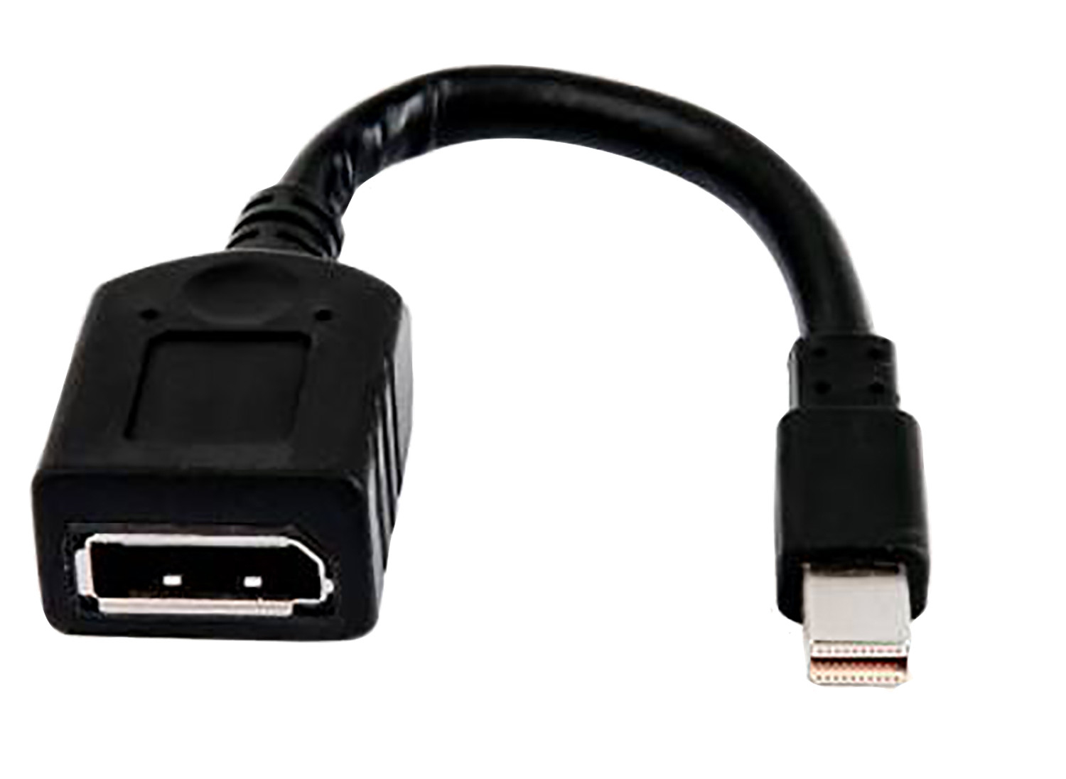 Single Mini DisplayPort to DisplayPort Adapter Cable