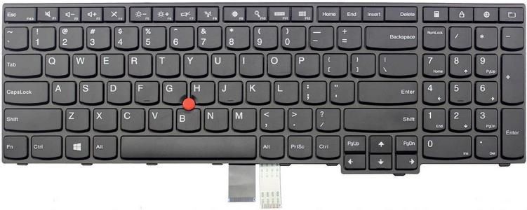 Lenovo Notebooks udskiftningstastatur Fransk