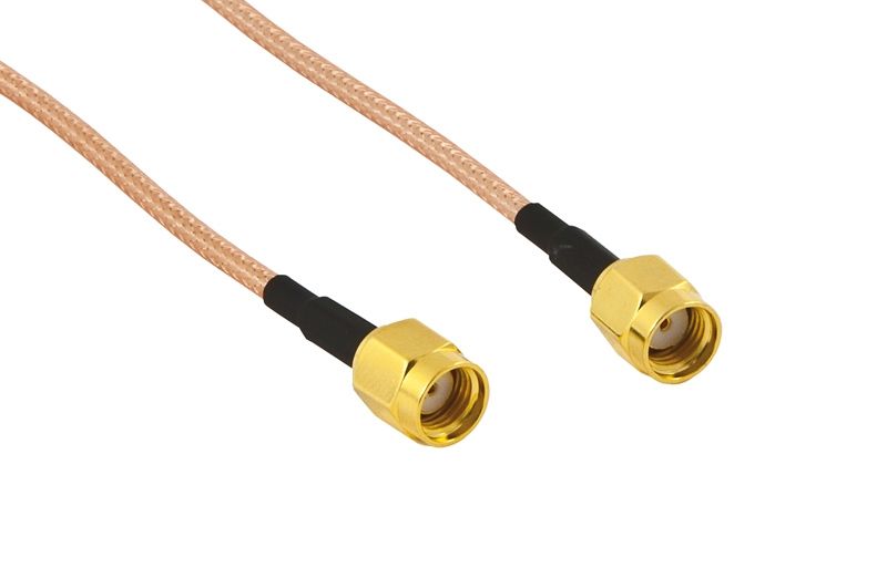 ALLNET AntennenPigtail RSMA Stecker m auf RSMA Stecker m 30cm