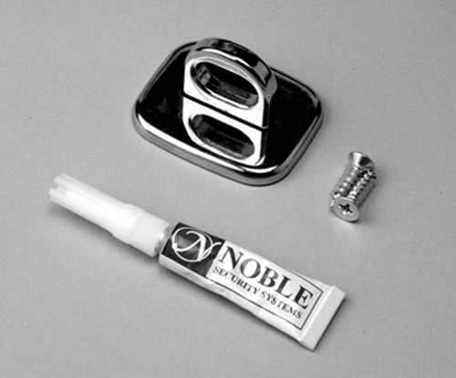 ANCHORING POINT FOR SECURITY CABLE LOCKS SILVER