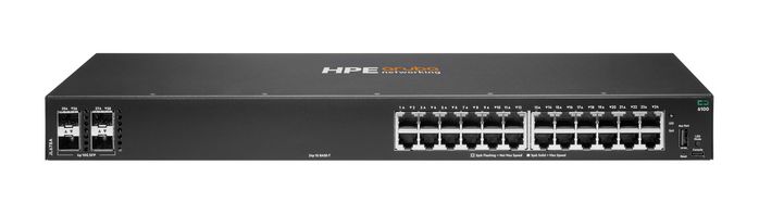 Hewlett Packard Enterprise Aruba Networking CX 6100 24G 4SFP+ Switch