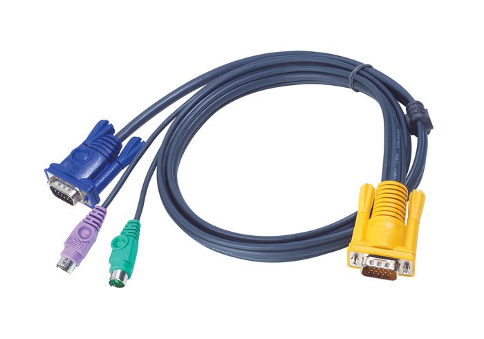 Aten KVM cable VGA + PS/2 1.80 m