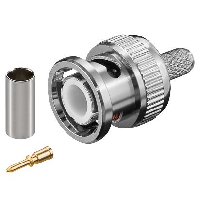 BNC crimp plug for RG58