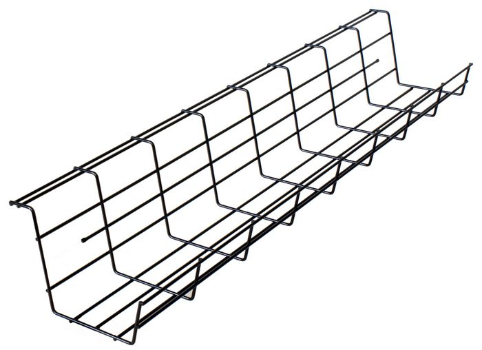 Axessline Wire Tray - Cable tray L720 mm | Sort | 720mm