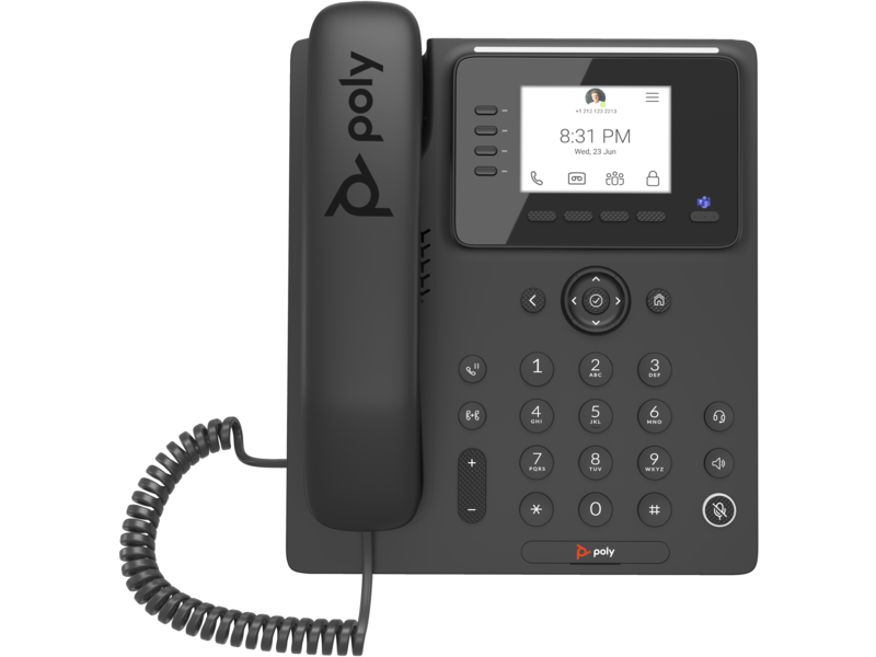 Poly HP CCX 350 | Business Media Phone for Microsoft Teams and PoE-enabled