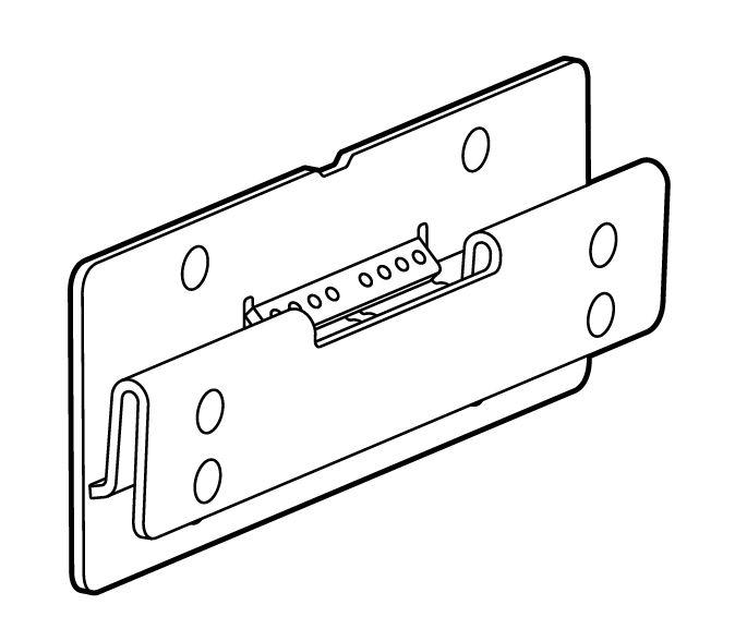 Poly HP Poly Studio X52/V52 Adapter Bracket for Studio X50 Wall or VESA Mount