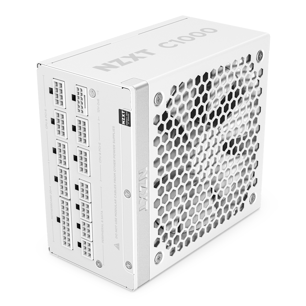 NZXT C1000 1000W PSU 80+ Gold ATX 3.1 White