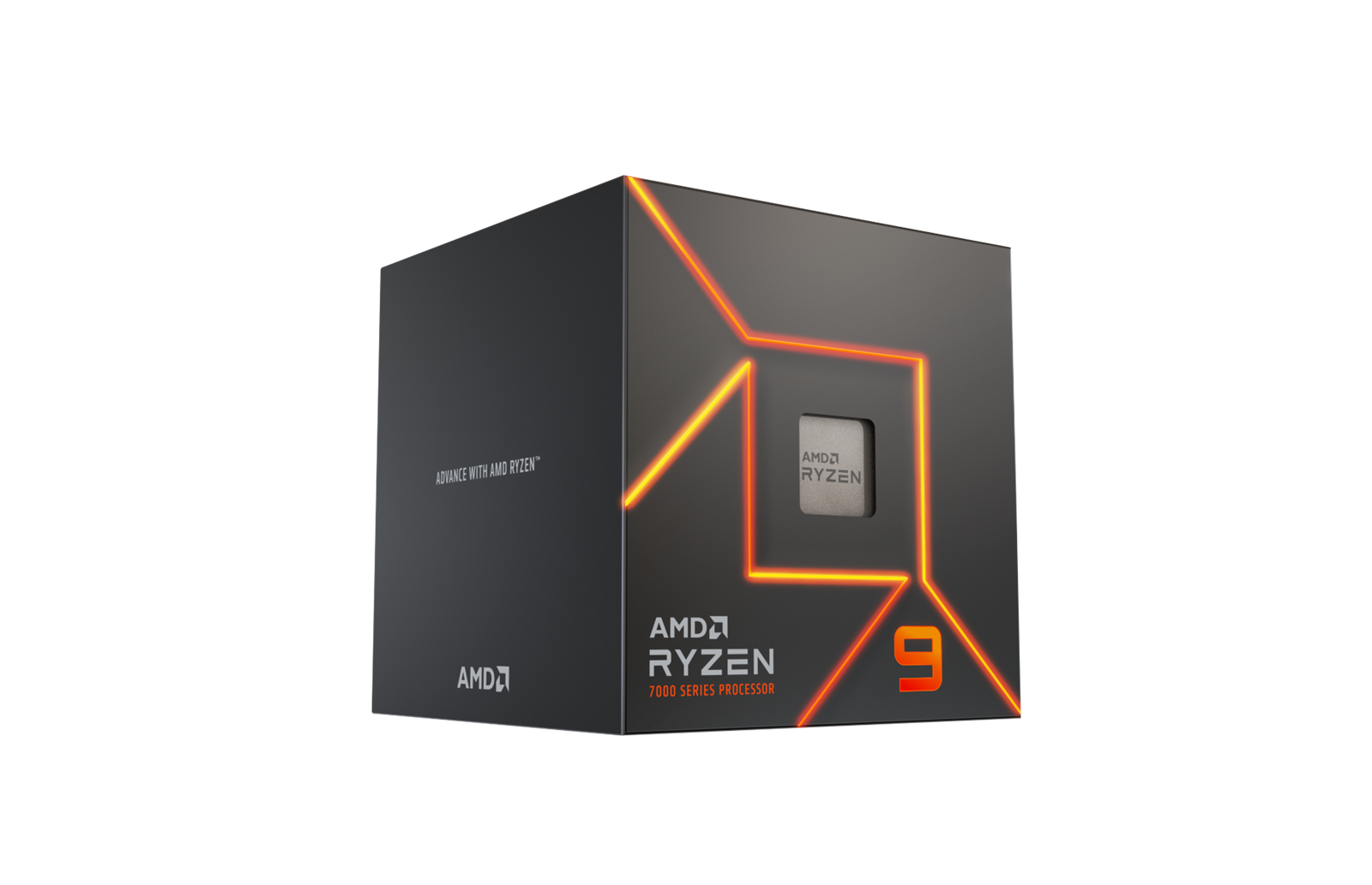 AMD Ryzen 9 7900 3.7 GHz 76MB, AM5, 65W Wraith Prism Cooler