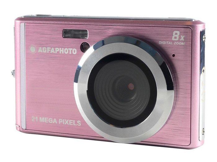 AgfaPhoto Compact Dc5200 Compact Camera 21 Mp Cmos 5616 X 3744 Pixels Pink