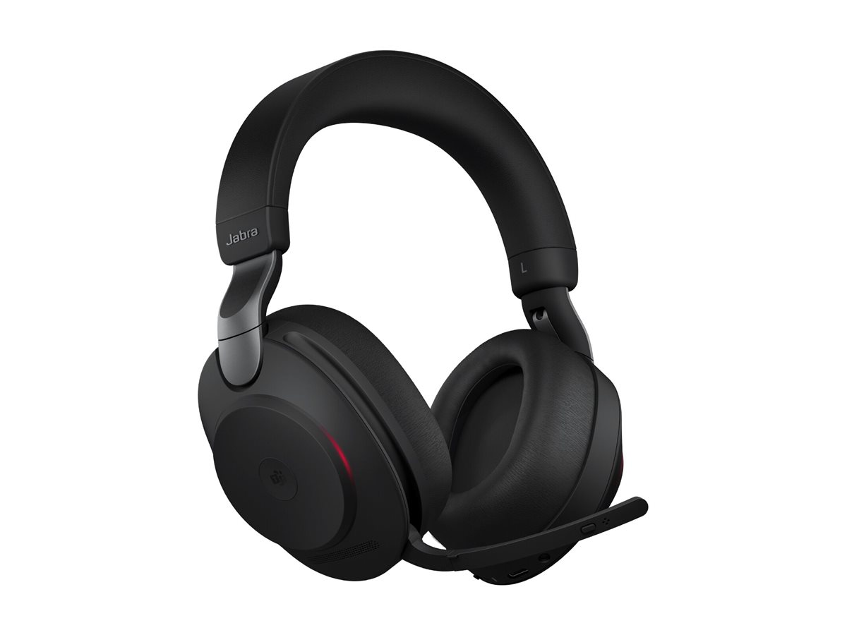 Jabra Evolve2 85 MS Stereo Trådløs Kablet Høretelefoner Sort