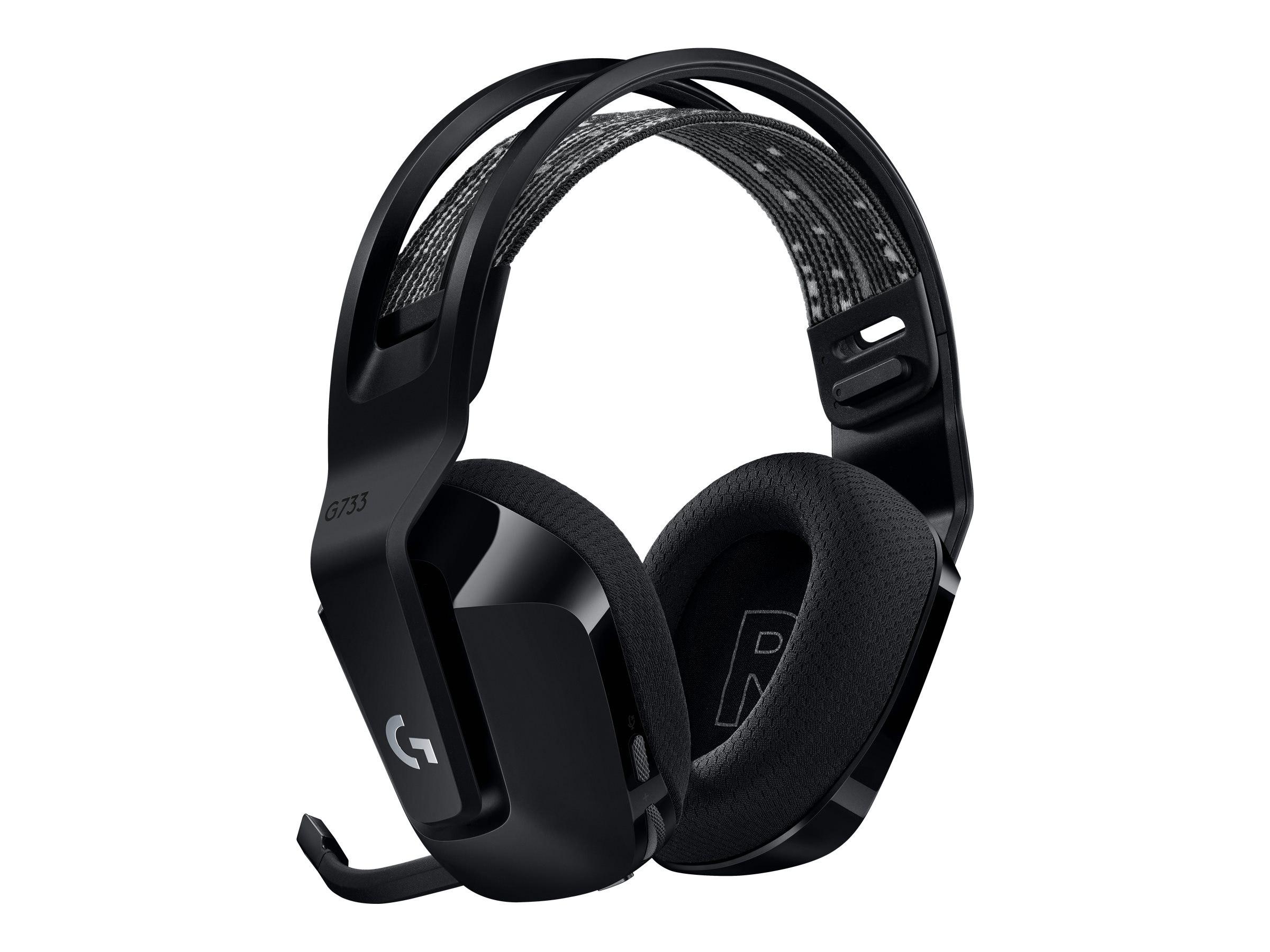 Logitech G G733 LIGHTSPEED Wireless RGB Gaming Headset Trådløs Høretelefoner Sort