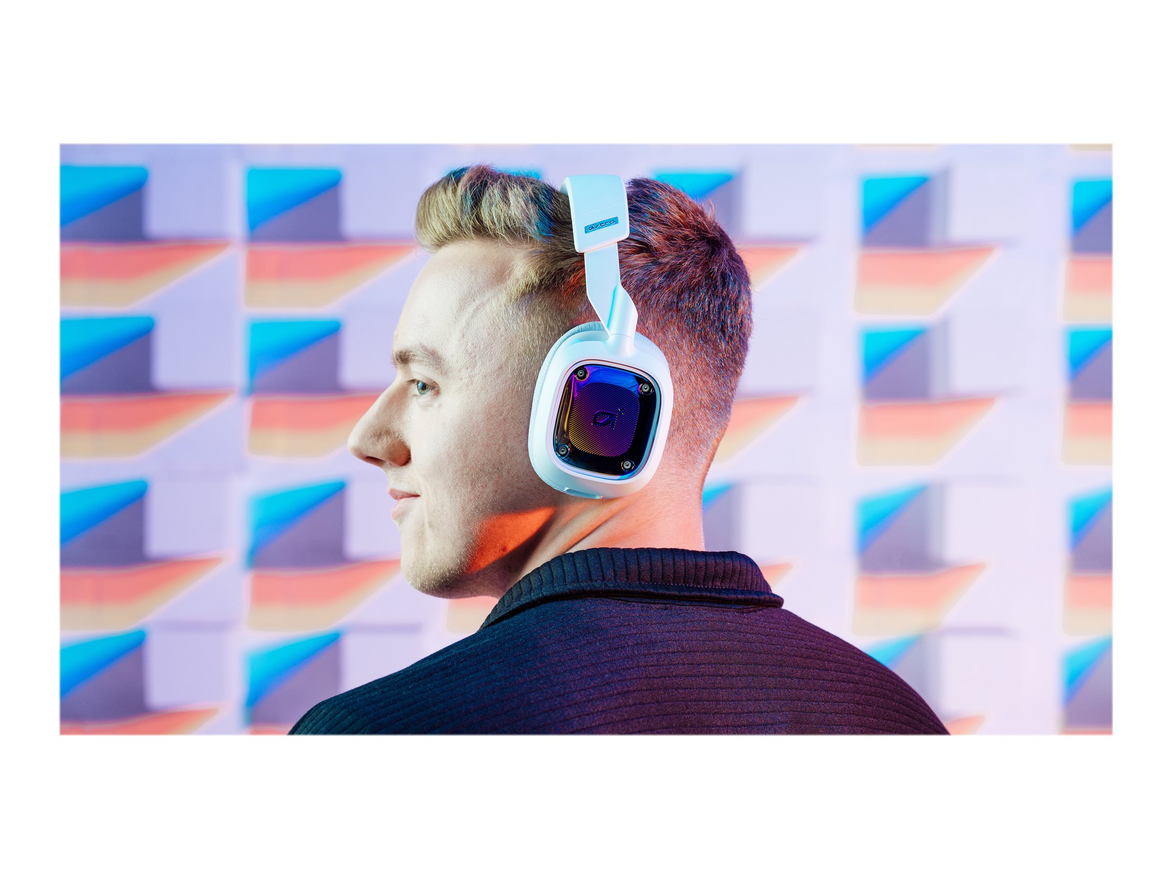 ASTRO Gaming A30 Trådløs Kablet Høretelefoner Lilla Hvid