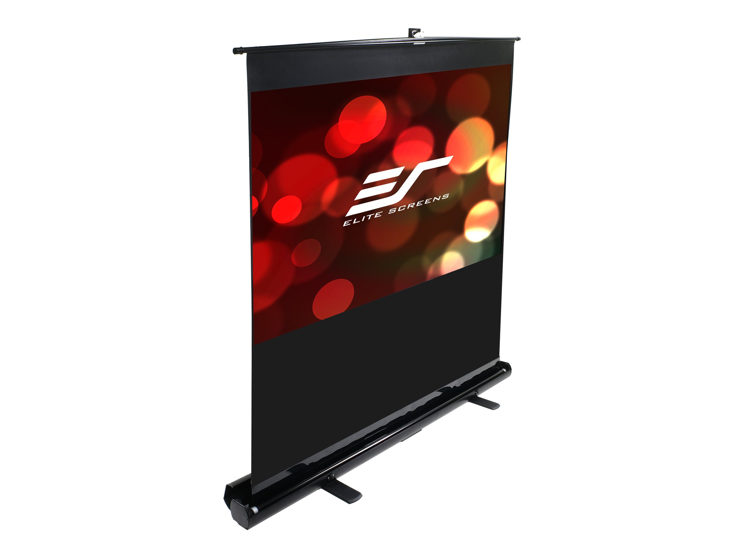 ELITE SCREENS F100NWH ez Cinema H:125CM X B:222CM 16:9 Floor Stand Telescoping Pull Up