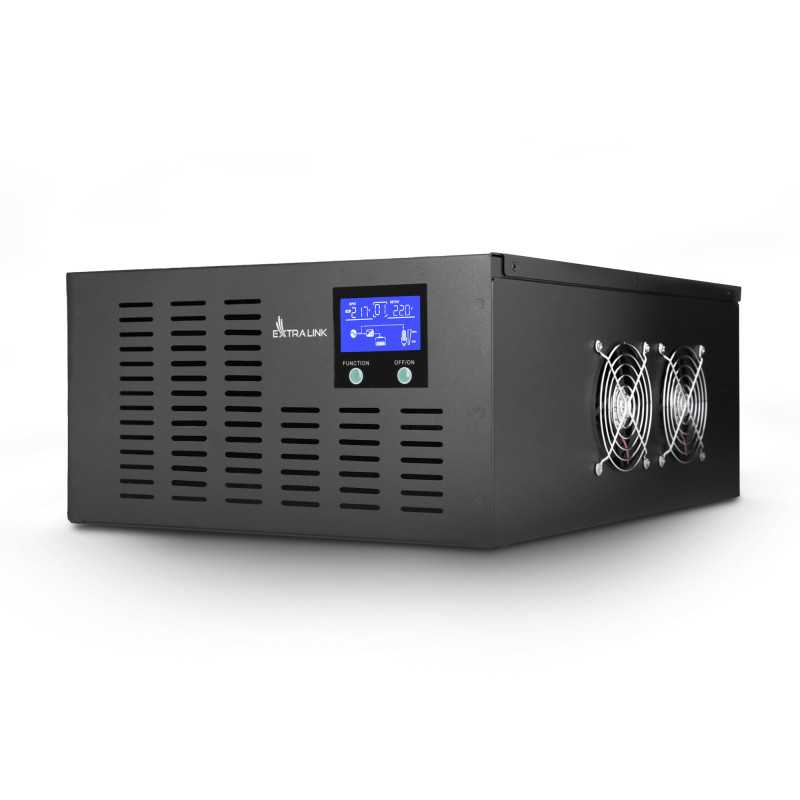 Extralink Piorun 3000VA/2100W zamiennik dla Volt Sinus Pro | Inwerter | Czysta sinusoida, napięcie akumulatora 24VDC, brak kabli w zestawie