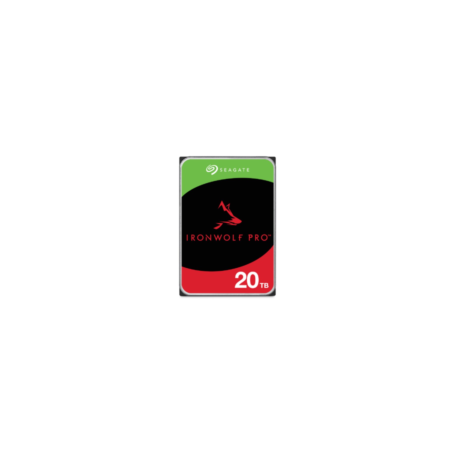 Seagate ST20000NT001 IronWolf Pro HDD, 20 TB, 3.5", SATA3, 7200 RPM, 285 MiB/s