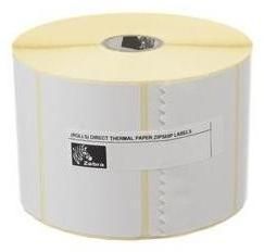 Zebra Label, Paper, 104x20mm, Direct Thermal, Z-PERFORM 1000D, Uncoated, Permanent Adhesive, 25mm Core
