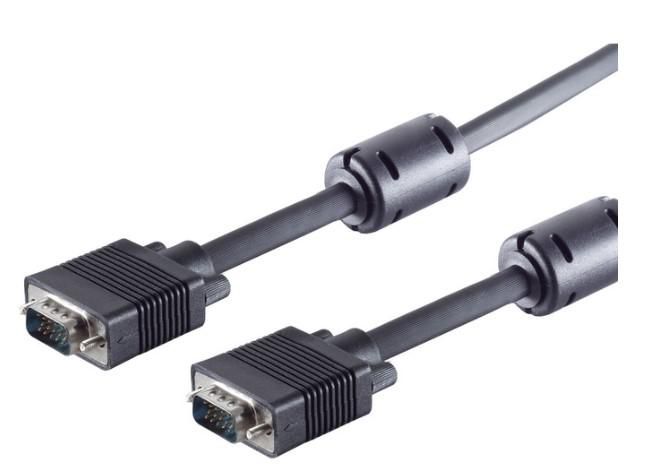 SVGA HD15 10m M-M w.ferritcore