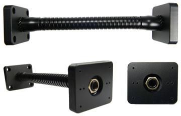 Brodit Flexible arm, 15 cm. With predrilled AMPS-standard holes.
