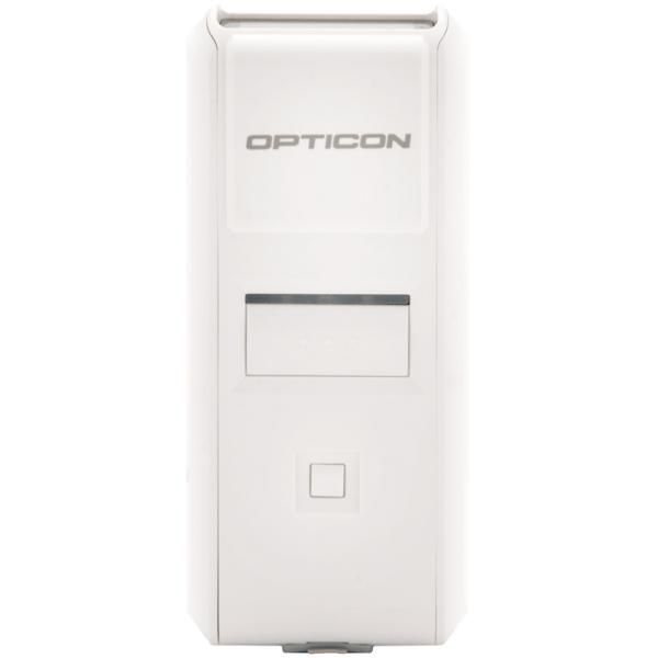 Opticon OPN-4000n Companion scanner, 1D CCD, BT, iOS,Android,Windows, 1MB, HID/SPP, White,USB cable,Strap
