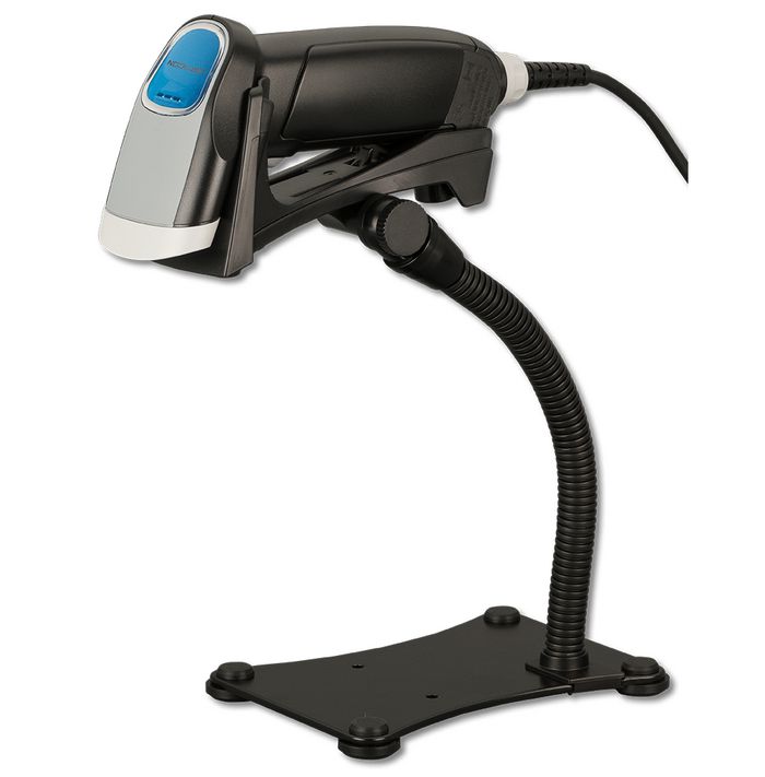 Opticon Opticon OPR-3201Z, High speed 1D Laser scanner, 100 scans/sec, Manual/ Auto-trigger/ Stand detection, USB, Stand included, Black, 90g