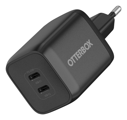 OTTERBOX WALL CHARGER STANDARD MULTIPLE BLACK RETAIL