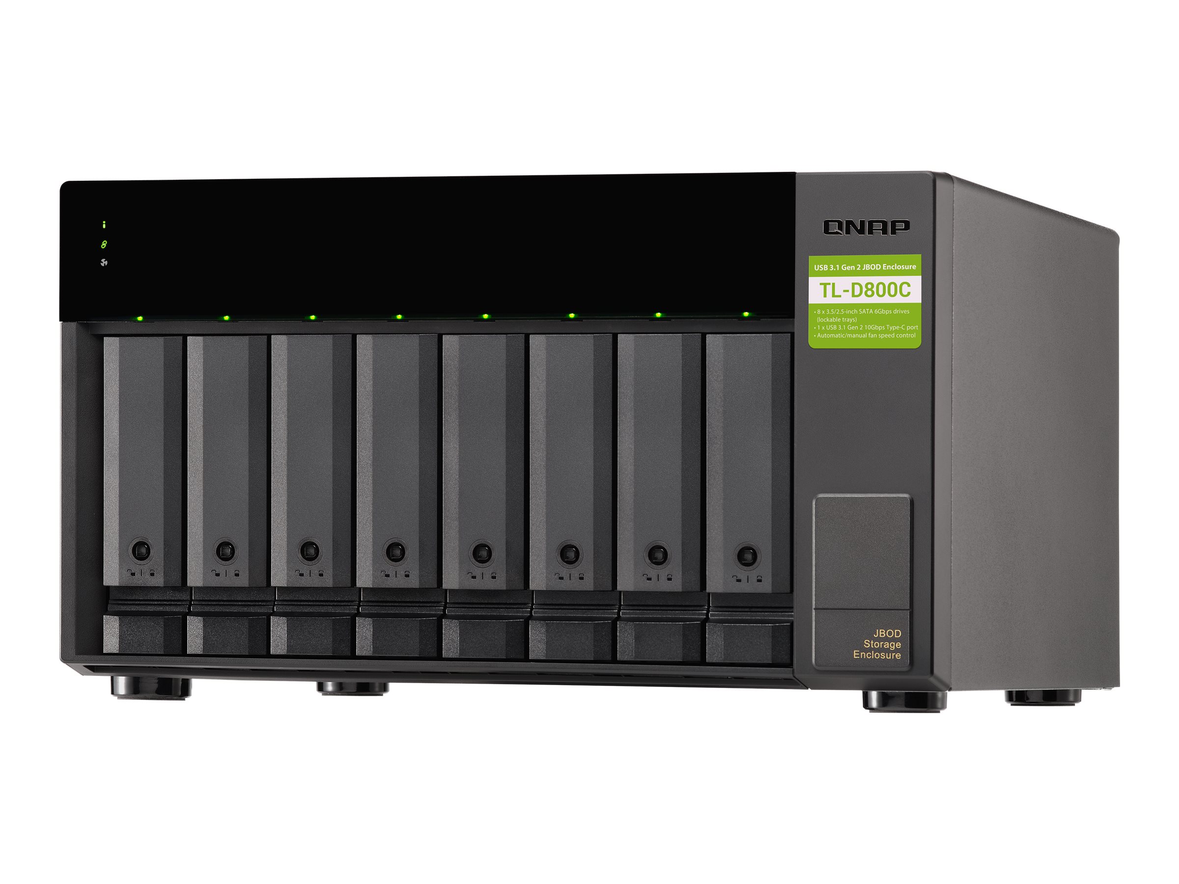 Desktop 8Bay JBOD Expansion unit USB-C