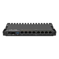 MikroTik A new version of our popular heavy-duty RB5009 router with PoE-in and PoE-out on all ports. Perfect for small and medium ISPs. 2.5 Gigabit Ethernet & 10 Gigabit SFP+, numerous powering options.