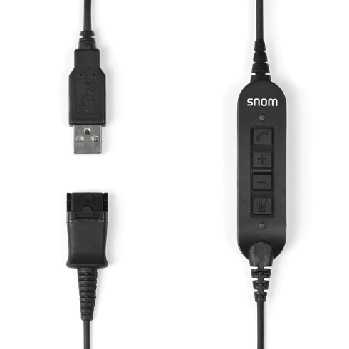 SNOM Headset ACUSB USBAdapterkabel für A100M A100D A310
