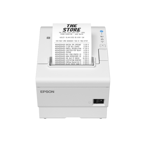 TM-T88VII (111): USB ETHERNET SERIAL PS WHITE