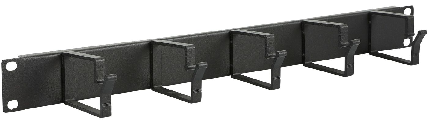 1U 19" CABLE ORGANIZER PANEL,
