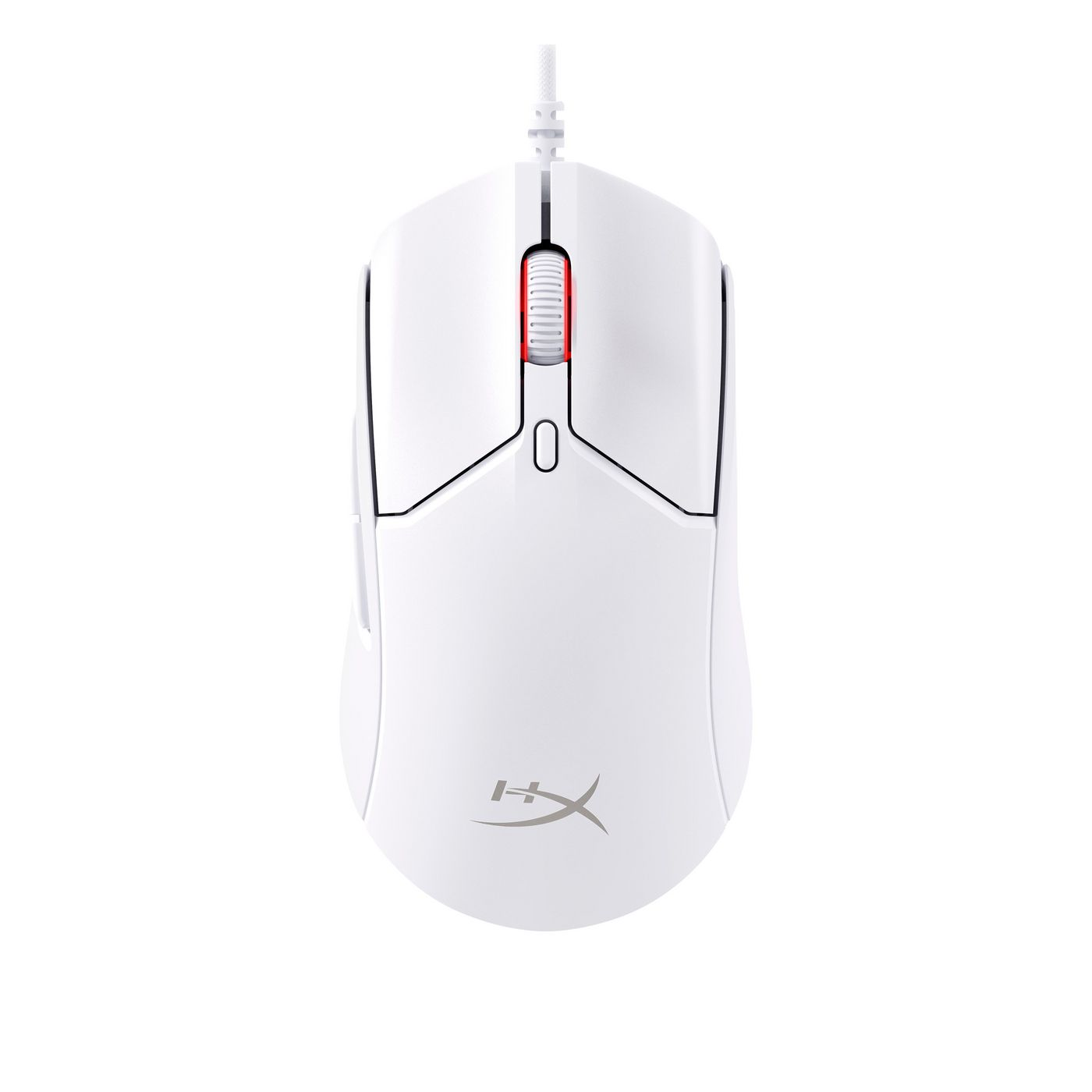 HyperX Pulsefire Haste 2 Optisk Kablet Hvid